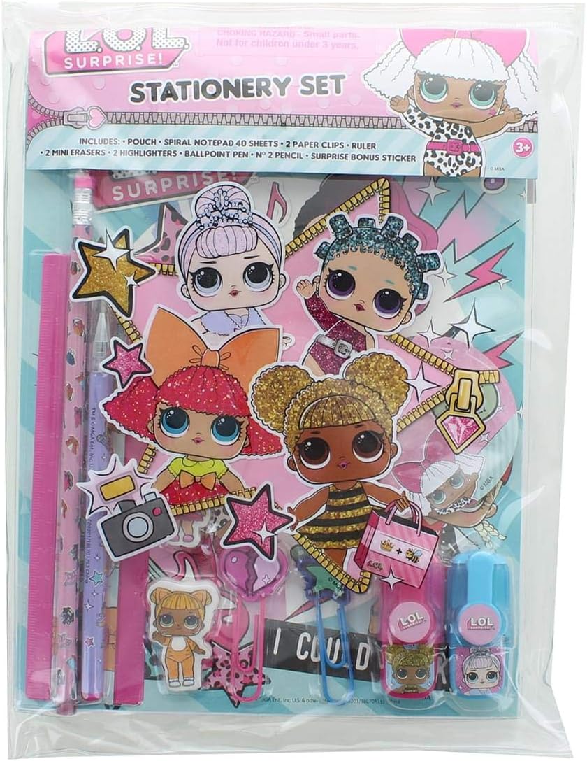 lol surprise doll stationery
