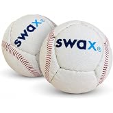 Game Master Swax Training Baseball 2 Pack, White/red