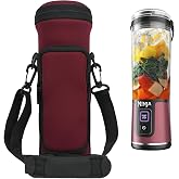 Portable Blender Storage Bag Sleeve for Ninja Blast Portable Blender BC151 | Blender Bag with Shoulder Strap and Accessory Po