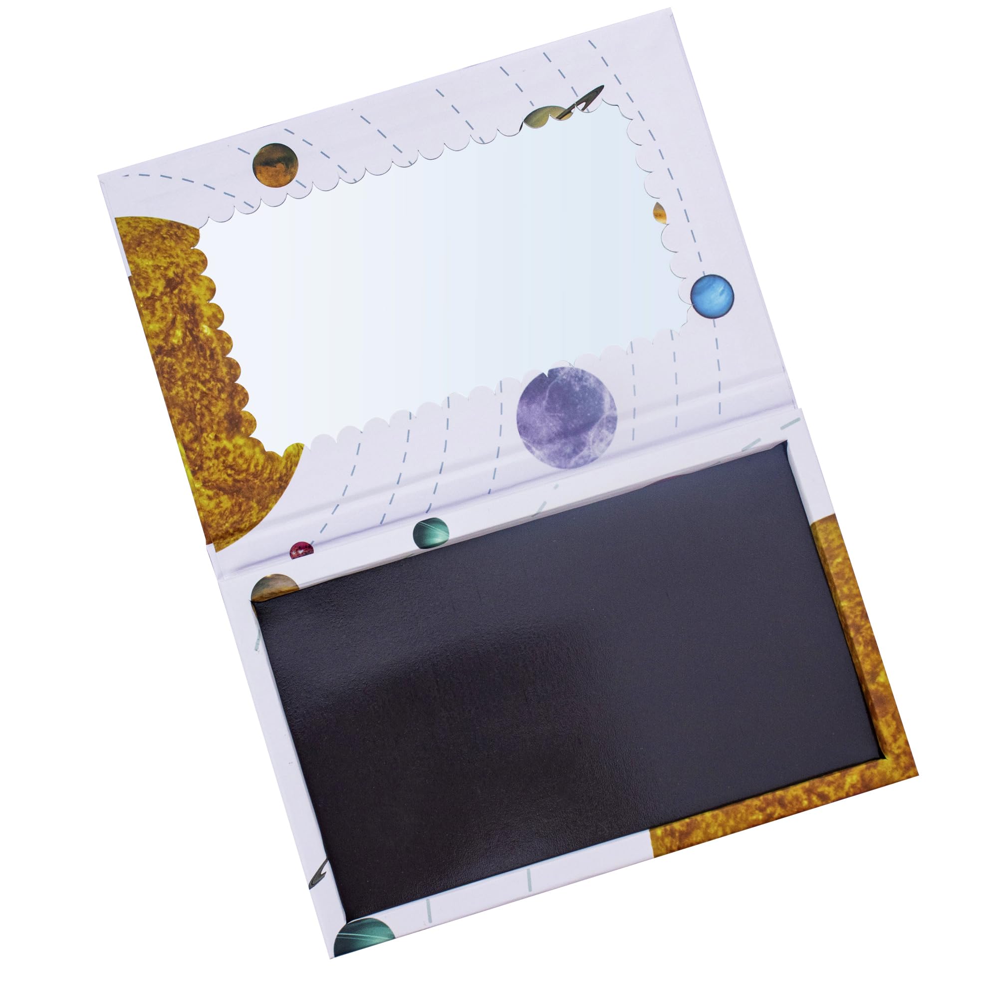 SZDYM Empty magnetic palette with Mirror,Like a Book Fashionable and beautiful empty magnetic palette Makeup Magnetic Palette