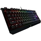 Razer BlackWidow X Tournament Edition Chroma, Clicky RGB Mechanical Gaming Keyboard, Military Grade Metal Construction and Compact Layout - Razer Green Switches