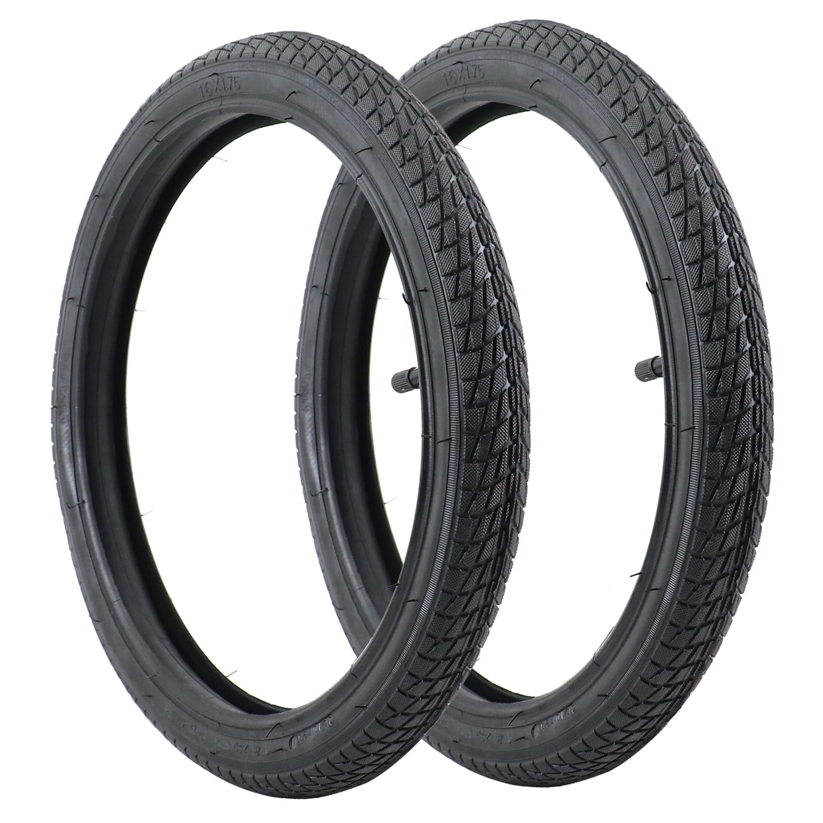 Photo 1 of 2 set 16×1.75 Tires and Inner Tubes,16" Rear Wheel Replacement Inner Tubes and Tires Compatible with SE/Pro/Flex/SU/Ironman Gear Jogging Troller Models BOB 3-Wheeler