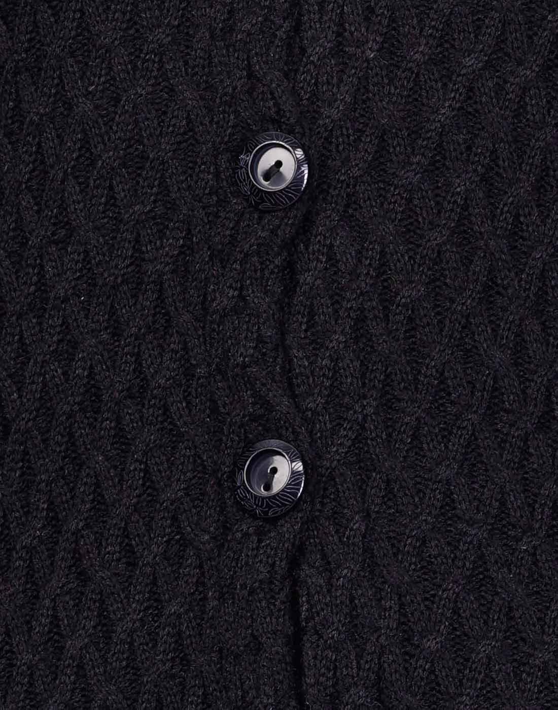 montrex black designer long coat for women