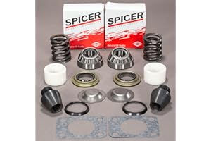 NATIONAL DRIVETRAIN KINGPIN BEARING SEAL REBUILD KIT W/BUSHING & SPRING GM CHEVY DANA 60 DANA 77-91
