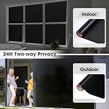 Lifetree Blackout Window Film 60x200cm Privacy No Glue UV Protection view 8