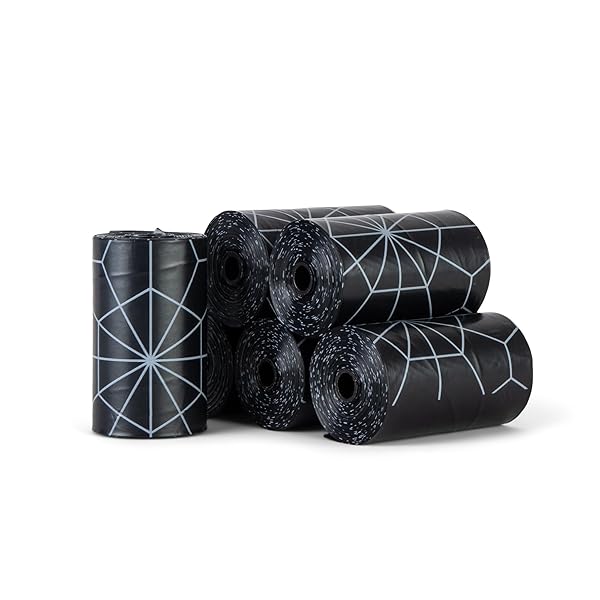 GLAD FOR PETS EXTRA LARGE DOG POOP BAGS 6 ROLLS, 90 COUNT, FRESH SCENT – HEAVY DUTY SCENTED POOP BAGS – TEAR RESISTANT DOGGIE POOP BAGS – SCENTED DOG POOP BAG ROLLS – BLACK POOP BAGS FOR DOGS