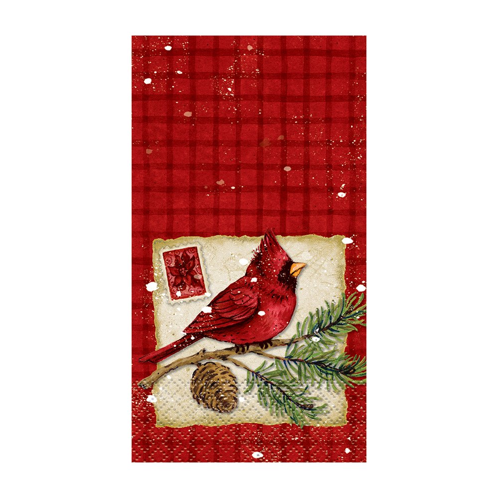 Cardinal Christmas Paper Guest Napkins, 16ct Kitchen & Dining
