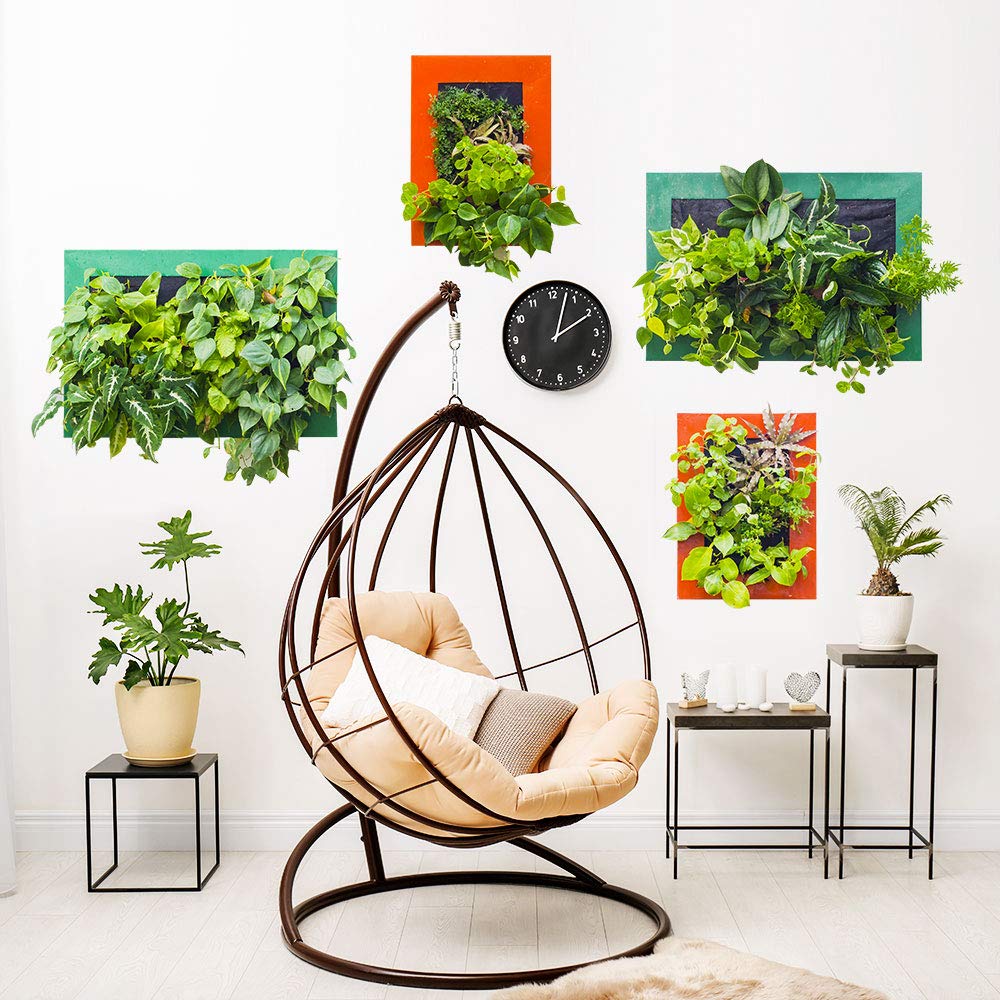 UVCD0044 Wall Stickers decals succulents flowers Wall decoration living room kitchen bedroom entrance.