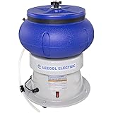 Leegol Electric Rock Tumbler 18 Lbs Vibratory Tumbler Bowl for Polishing Metal
