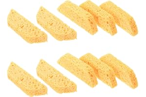 DIYEAH 10pcs Glass Grinder Water Absorption Sponge Pads for Inland Stained Glass Grinder Soft Absorbent