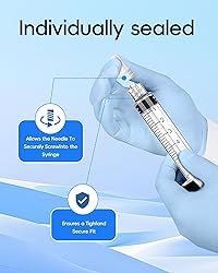 5ml Luer Lock Syringe without Needle - 5cc Plastic