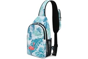 KUTQI Sling Backpack Crossbody Sling Bag for Women Men Multipurpose Travel Essentials Hiking Chest Bag Daypack