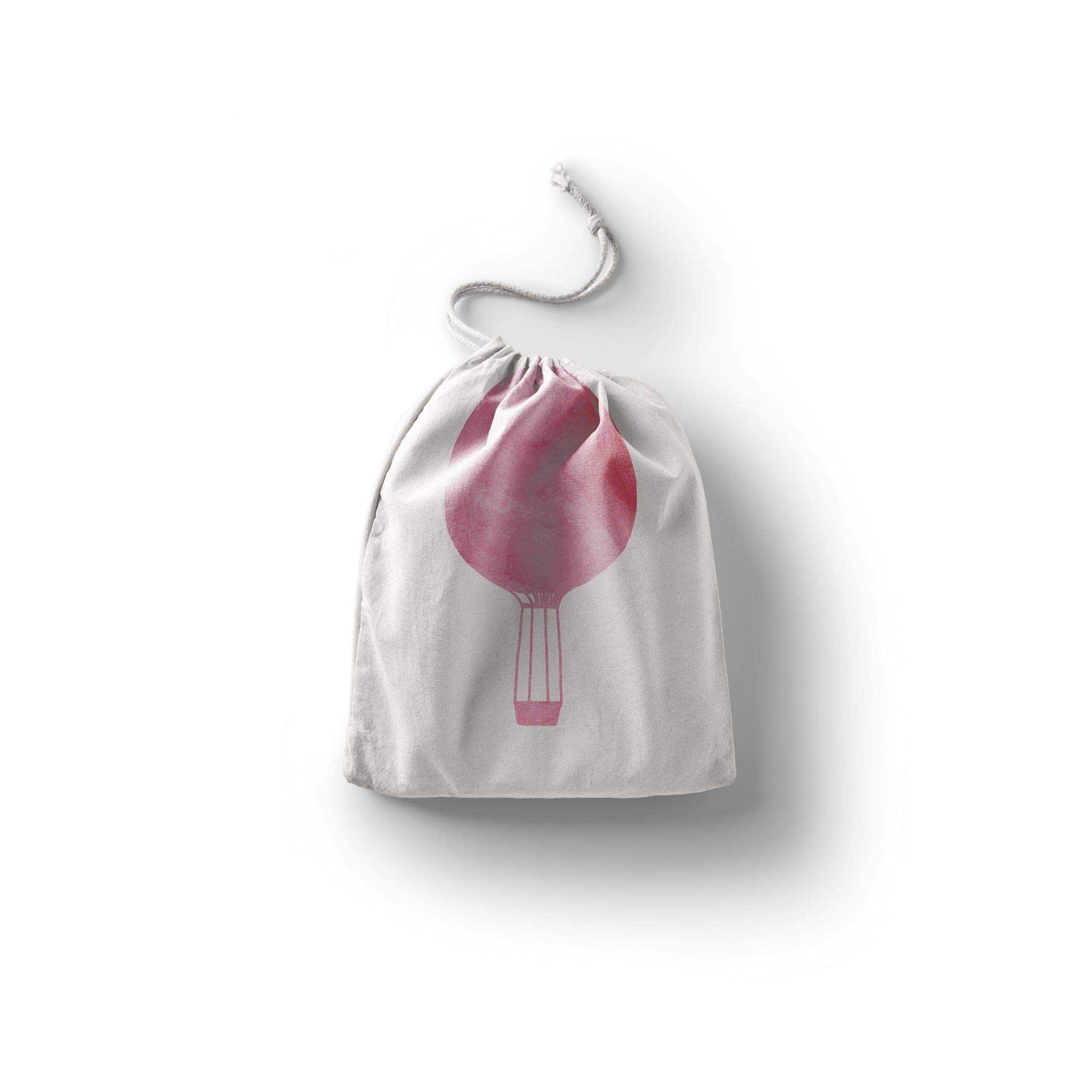 Bonamaison Printed Cotton Produce Bag with Drawstring, Reusable Grocery Bag, Biodegradable Eco-Friendly Bags, Travel Pouch, Sachet Bags, Shopping Bag, Eco Friendly, Foldable, Size: 30x40 Cm