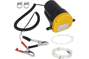 WAMTHUS Upgrade Oil Change Pump Extractor, 12V 60W Motor Oil Diesel Fluid Transfer Pump Quick Oil Extractor Pump Scavenge Suction for Car Boat Motorbike Tractor Truck RV ATV