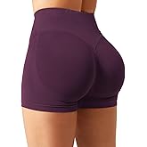 YEOREO SoftHue Women Workout Gym Impact Shorts Hidden Scrunch Butt Lifting 2.5"/3.6"/4.5"/6" Seamless Shorts