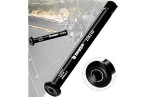 BIKQQUR Thru Axles for Fox Suspension Forks 15mm, Aluminum Alloy Bike Hub Adapter Axle, Mountain and Road Bike Quick Release Bicycle Front Hub Thru Axle for Boost Bike Forks (15mm x 100mm/110mm)