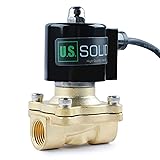 U.S. Solid 1/2" Brass Electric Solenoid Valve