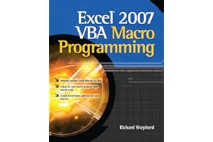 Excel 2007 VBA Macro Programming