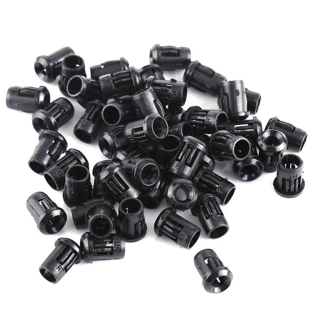LED Black Nylon Lamp Holder 50pcs for sale (3mm) Electrical Accessories