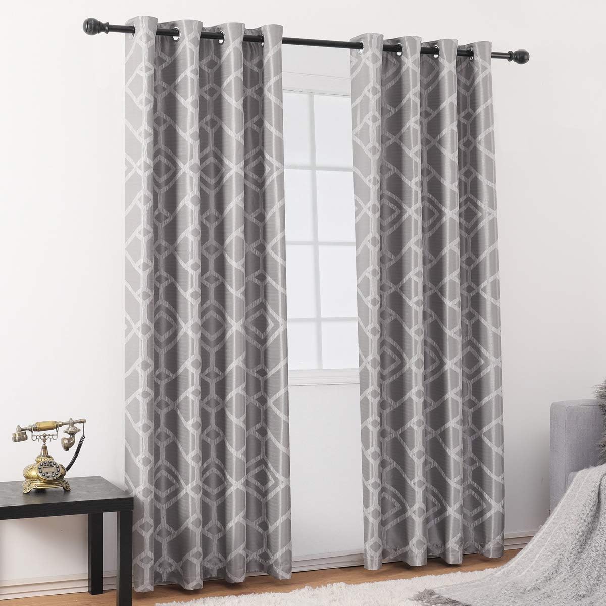 Amazon Com Jarl Home Blackout Curtain Sets For Living Room