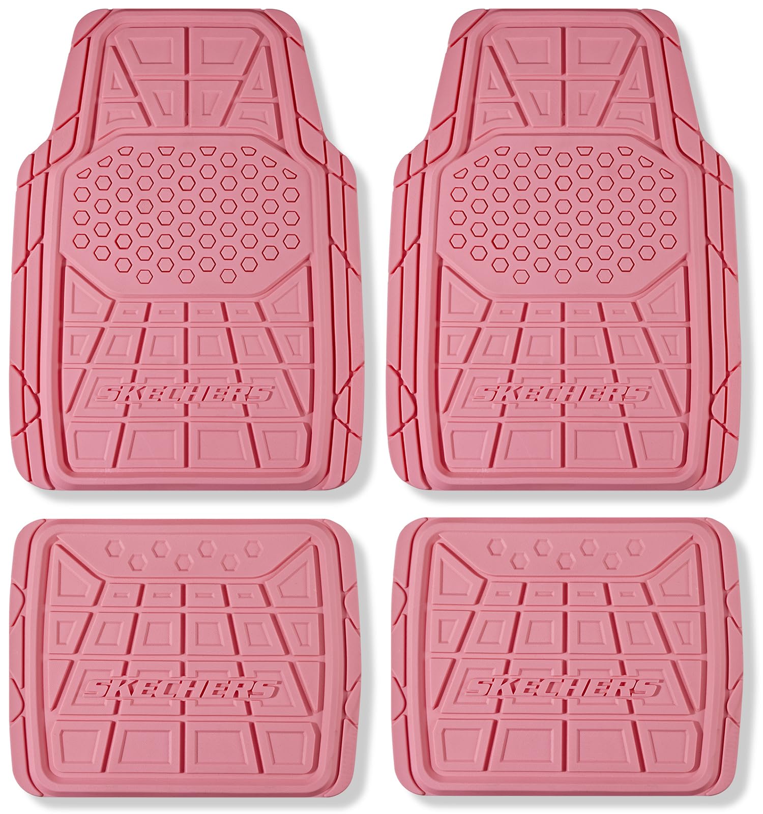 Mua Skechers Car Floor Mats,Heavy Duty Rubber Car Mats Pink 4 Piece