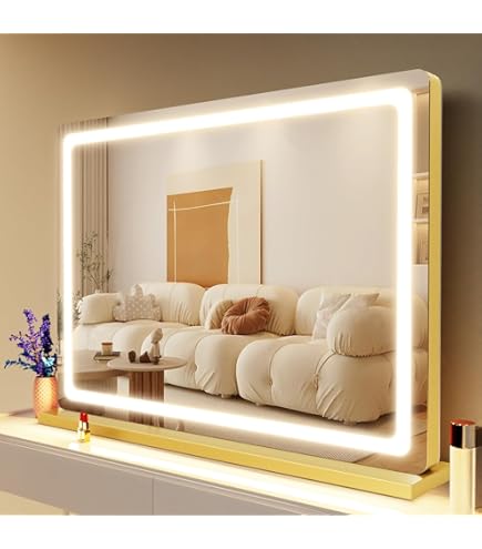 Amazon.com - FENCHILIN Vanity Mirror with Lights Crystal