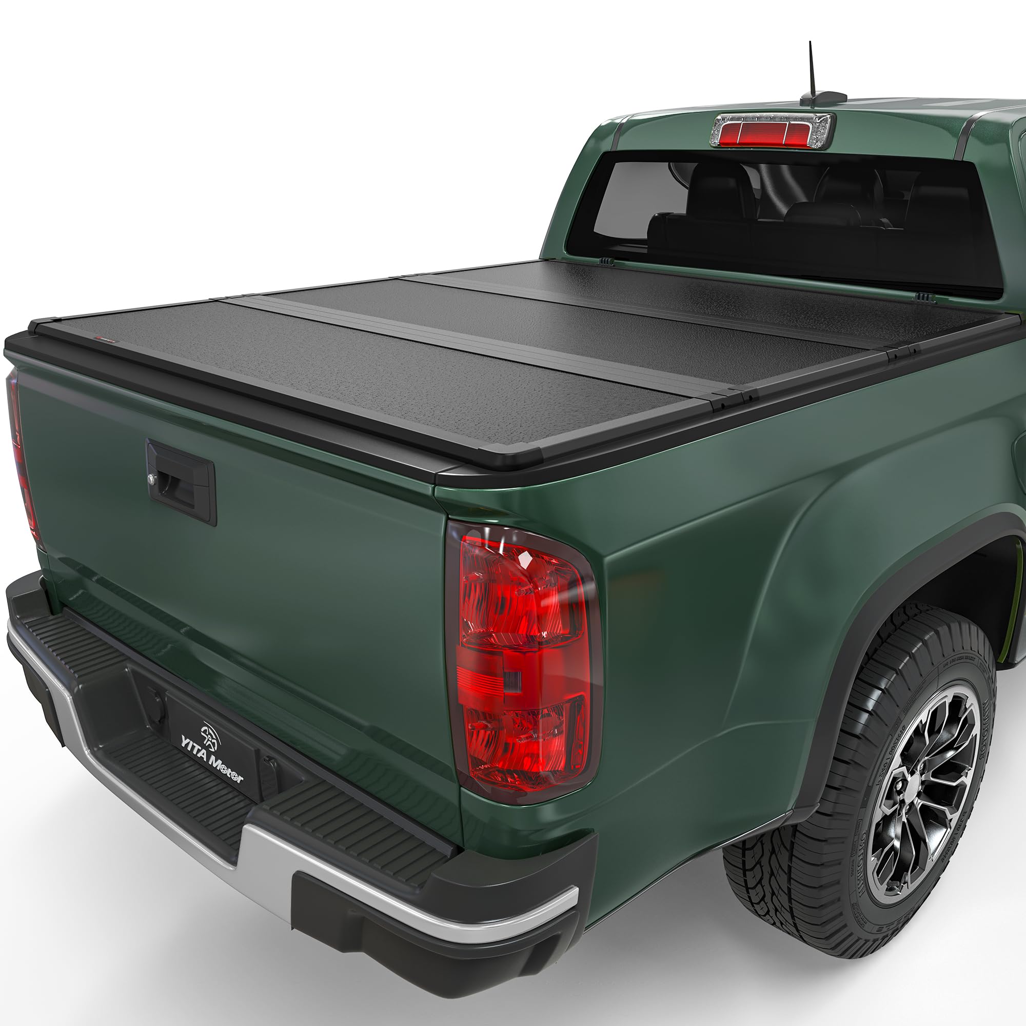 YITAMOTOR FRP Hard Tri-fold Truck Bed Tonneau Cover Fits for Chevy Colorado/GMC Canyon 2015-2022 6.2 ft Bed Image YITAMOTOR FRP Hard Tri-fold Truck Bed Tonneau Cover Fits for Chevy Colorado/GMC Canyon 2015-2022 6.2 ft Bed Image