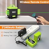 IMAYCC Laser Level Green Self Leveling 16 Lines 360° 4D Pulse Remote view 6