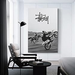 Stussy Streetwear Poster Aesthetic Racer Car