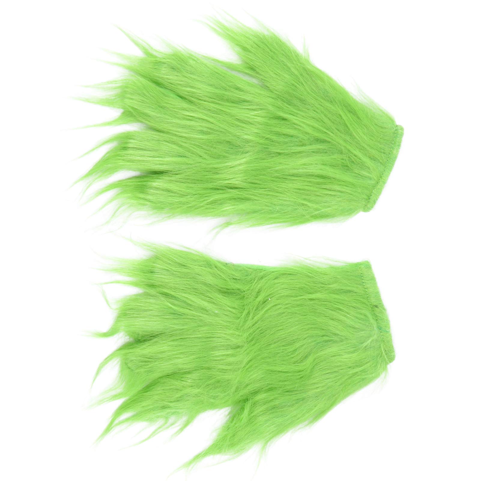 Christmas Green Gloves Plush Gloves Comedy Movie Christmas Cosplay Costume Accessories Carnival Day of Dead Holiday Xmas Party Favor