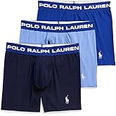 POLO RALPH LAUREN mens Perfect Pouch Boxer Brief 3-pack