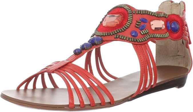 Nell Orange Wedges Sandals Price in India- Buy Nell Orange Wedges Sandals Online at Snapdeal