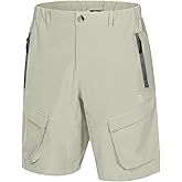 Little Donkey Andy Men's Stretch Quick Dry Cargo Shorts for Hiking, Camping, Travel