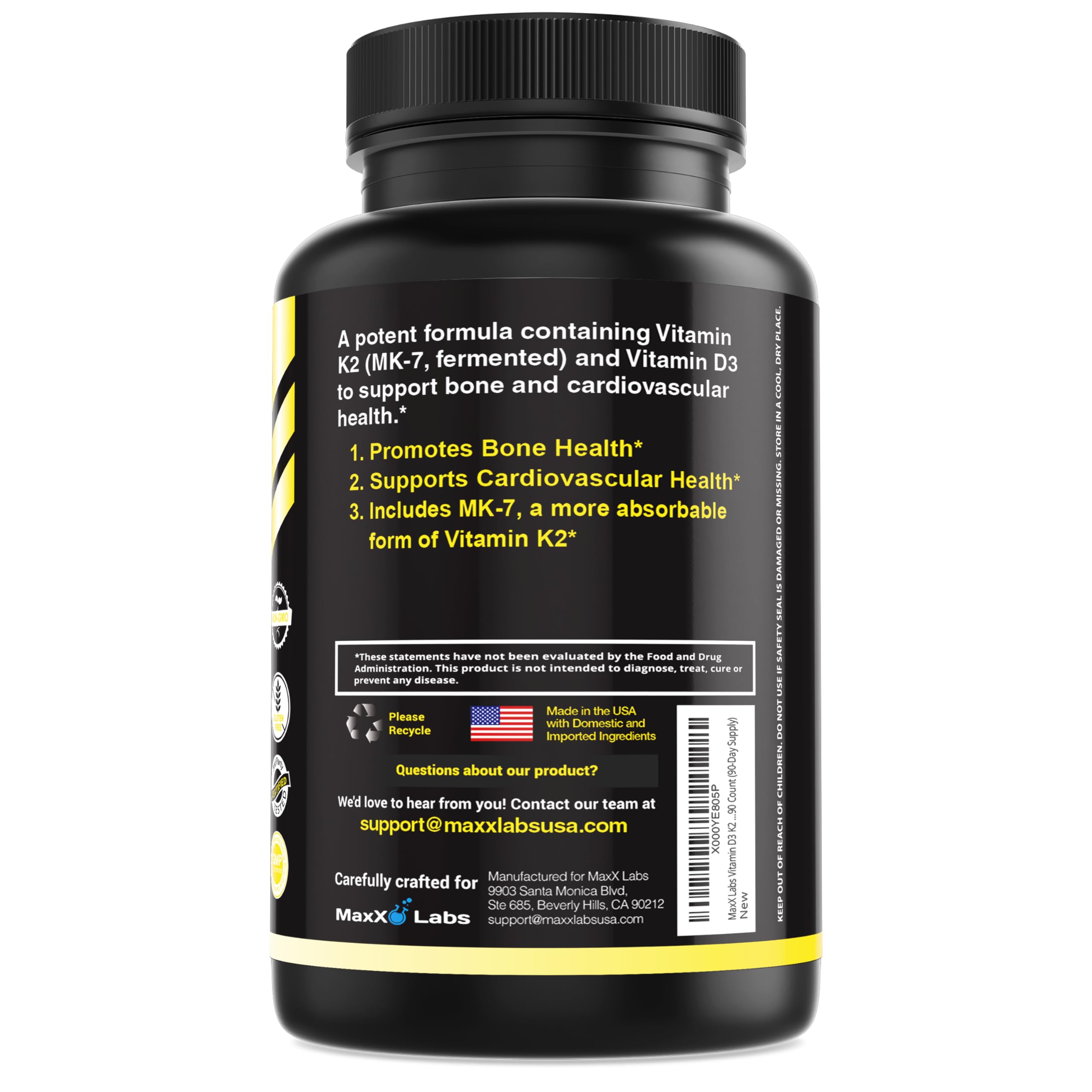 Mua Vitamin D3 K2 3000 IU with Vitamin K as MK7 from Natto High