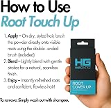 Hair Genetics Root Touch Up Dark Brown Concealer for Grey Roots Eyebrows view 6