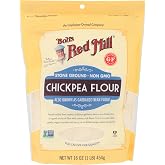 Bob's Red Mill Chickpea Flour, 16oz (Pack of 1) - Non GMO, Gluten Free, Vegan, Keto Friendly Friendly, Kosher