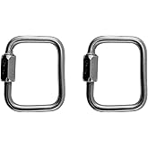 US STAINLESS 2 Pieces Stainless Steel 316 Square Quick Link 5/32" (4mm) Marine Grade