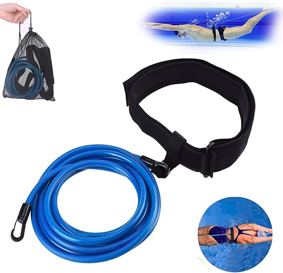 Reliable Outdoor Swim Belt Swimming Bungee Cord 4M swimming tether