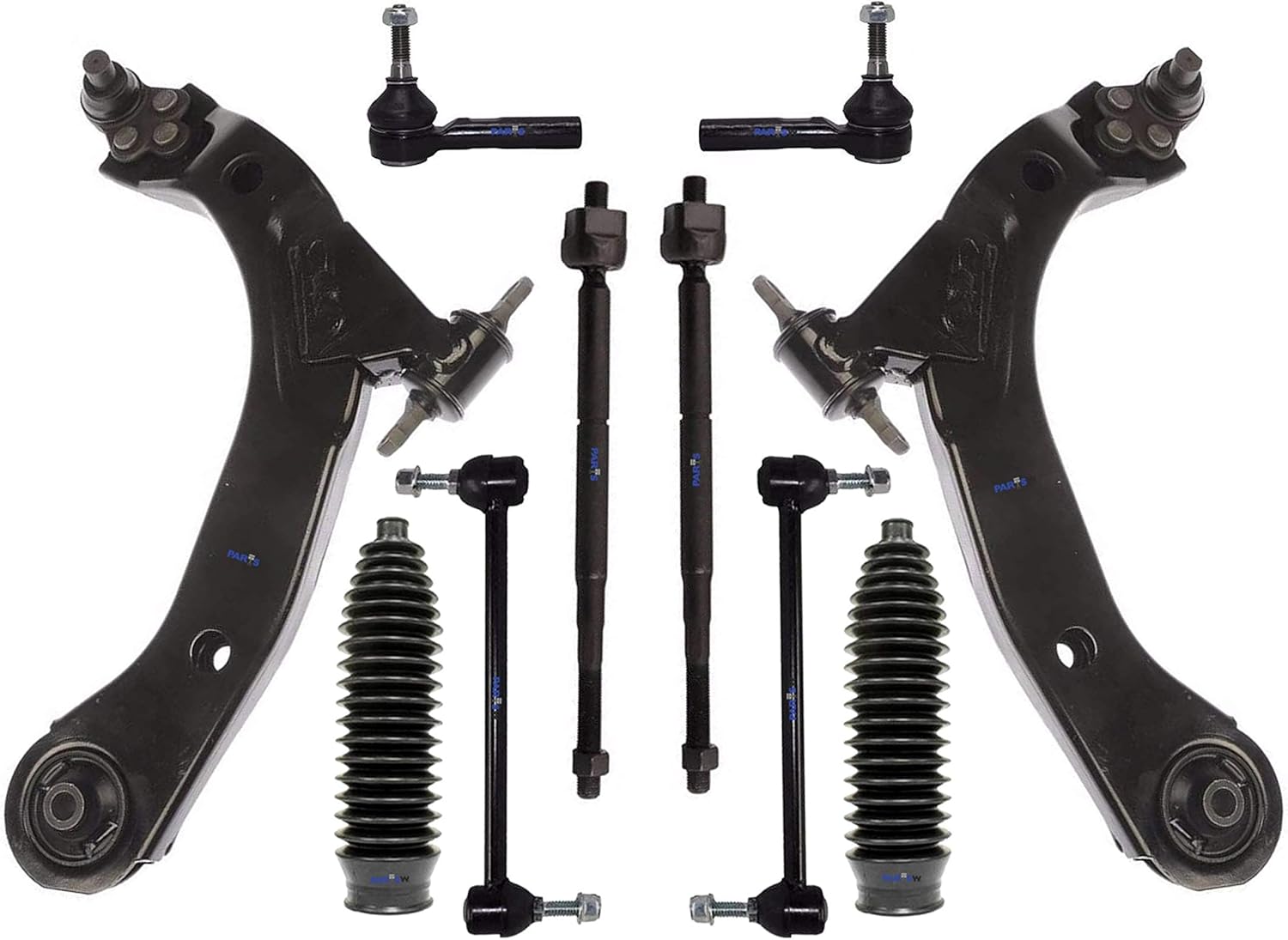 Inch 9.86 Bars Sway Joints Ball with Arms Control Lower Piece 10 PartsW
