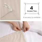Moonlight20015 Super King Duvet Set Reversible Stripes Beige 260x220 view 4