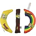 Yeowww! Catnip Toy Variety Pack ? Cigar & Banana & Rainbow ? Made in USA