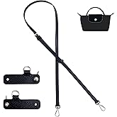 Genuine Leather Crossbody Strap and Conversion Kit for Longchamp Mini Bag Strap Kit - Durable, Easy to Install, and Stylish