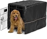 MidWest Homes for Pets Medium Dog Crate Cover Black Polyester Privacy Kennel 76