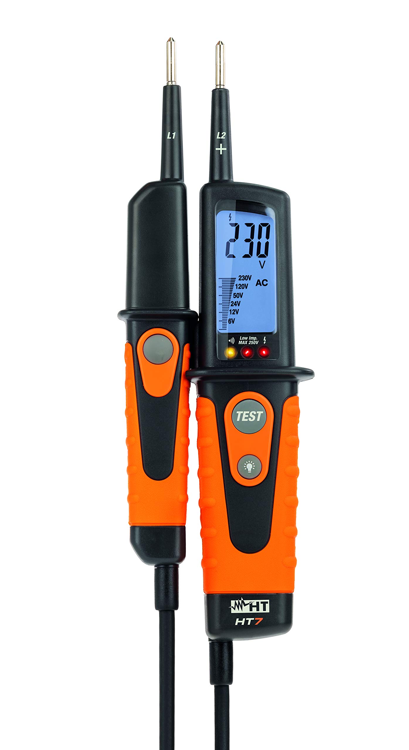 HT Instruments HT7 Digital Voltage Detector with Load Application 0V to 690V AC/DC CAT IV 600V