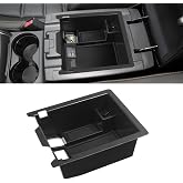 Hugeek Center Console Organizer Tray Compatible with Mazda 2017-2025 CX-5 CX5 Accessories Armrest Storage Box ABS Console Insert Tray Container (Black Mat)