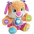 Fisher-Price Baby & Toddler Toy Laugh & Learn Smart Stages Sis Musical Plush with Lights & Phrases for Infants Ages 6+ Months