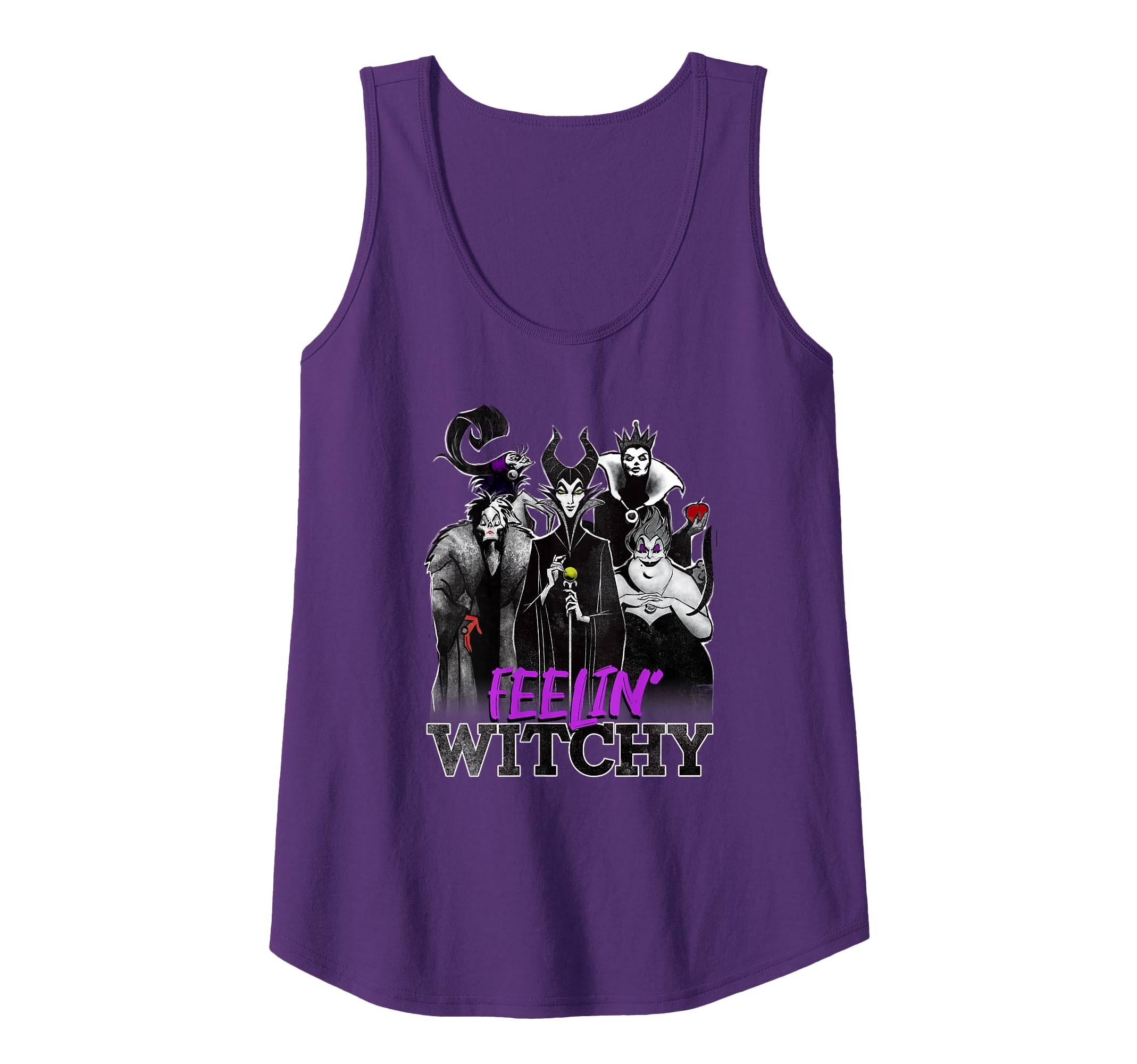 Disney Villains Halloween Feelin' Witchy Group Shot Tank Top