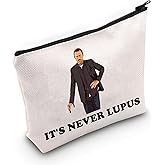 WZMPA Doctor Gregory Cosmetic Bag Gregory Fans Gift It's Never Lupus Zipper Pouch Bag For TV Series Fans (It's Never Lupus)