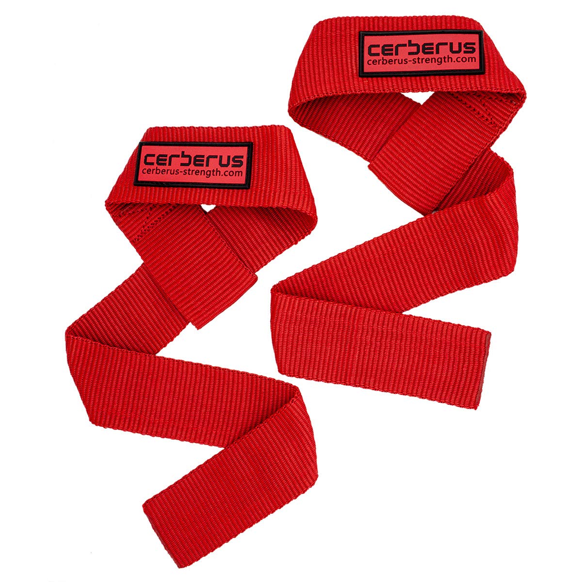 CERBERUS Strength EXTRA LONG Axle Bar Elite Lifting Straps (Pair)