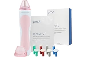 PMD Personal Microderm Pro - At-Home Microdermabrasion Machine with Kit for Face & Body Exfoliating Crystals and Vacuum Suction for Fresh, Radiant Skin & High Low Speed Option(Pack of 1)